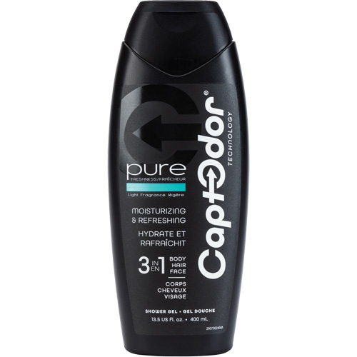 Gel douche 3 en 1, 400 ml, Pure fraîcheur, Bouteille Distribution Jean Lapalme