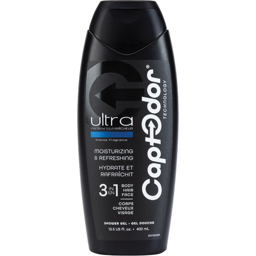 Gel douche 3 en 1, 400 ml, Ultra fraîcheur, Bouteille Distribution Jean Lapalme
