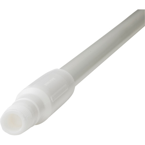 Handle, Broom/Scraper/Squeegee, White, Standard, 59" L Distribution Jean Lapalme