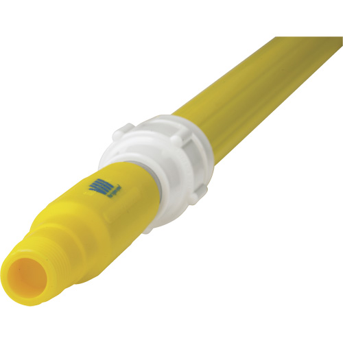 Deck Scrub Handle, Brush/Pad Holder, Yellow, Telescopic, 62"-113" L Distribution Jean Lapalme