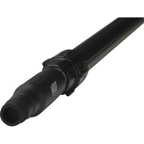 Deck Scrub Handle, Brush/Pad Holder, Black, Telescopic, 62"-113" L Distribution Jean Lapalme
