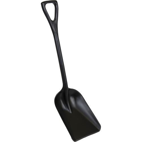 Pelle hygi&eacute;nique monopi&egrave;ce, Lame 10" x 6", Longueur de 37-1/2", Plastique, Noir Distribution Jean Lapalme