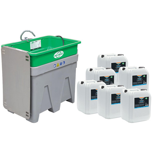 Ensemble de d&eacute;marrage pour lavage de pi&egrave;ces Maxi BIO-CIRCLE, Plastique Distribution Jean Lapalme