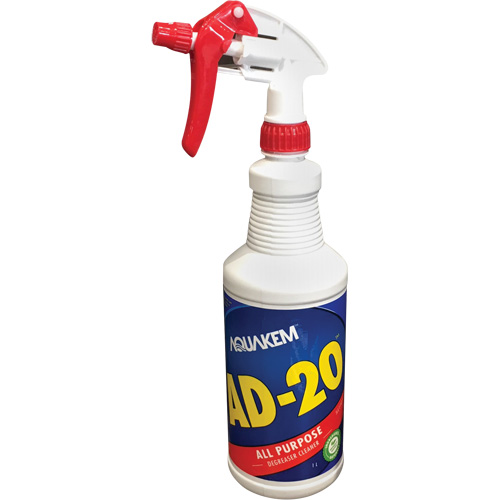 Nettoyant & d&eacute;graissant AD-20, Bouteille &agrave; g&acirc;chette Distribution Jean Lapalme