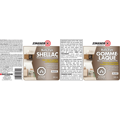 Zinsser&reg; Bulls Eye&reg; Shellac Sealer Distribution Jean Lapalme
