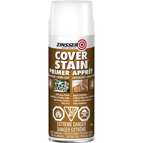 Cover Stain&reg; Oil-Base Primer Sealer, Aerosol Can, White Distribution Jean Lapalme