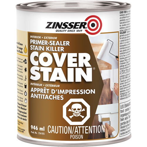 Cover Stain&reg; Oil-Base Primer Sealer, 946 ml, Can, White Distribution Jean Lapalme