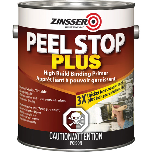 Couche primaire avec liant Plus High Build Peel Stop, 3,78 L, Gallon, Blanc Distribution Jean Lapalme