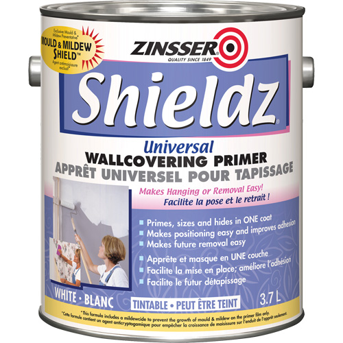 Couche primaire universelle pour murs Shieldz, 3,7 L, Gallon, Blanc teintable Distribution Jean Lapalme