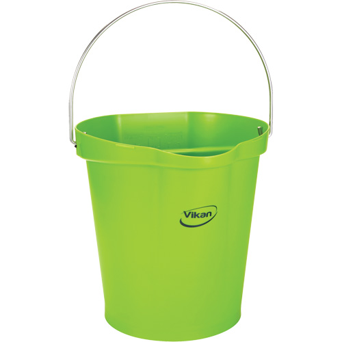 Seau pour l'hygi&egrave;ne des aliments, Lime, 3 gal. US Distribution Jean Lapalme
