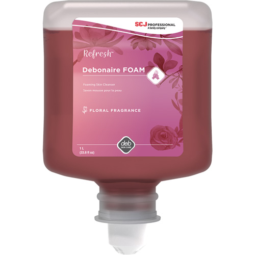 Refresh Debonaire Hand Soap, Foam, 1 L, Scented Distribution Jean Lapalme