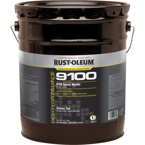 9100 System DTM Epoxy Mastic Base, Dunes Tan, 5 gal., Pail Distribution Jean Lapalme