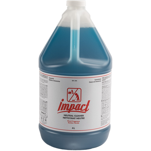 Nettoyant neutre pour planchers Impact, 4 L, Cruche Distribution Jean Lapalme