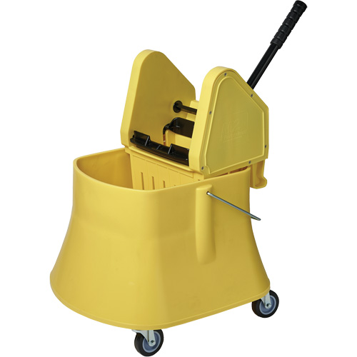 Champ Bucket & Wringer Combo, Down Press, 10 US Gal.(40 Quart), Yellow Distribution Jean Lapalme
