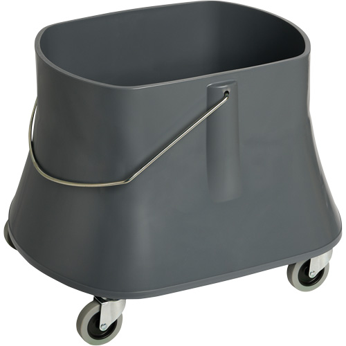 Seau pour vadrouille Champ, Capacit&eacute; de 10 gal. US (40 pintes), Gris Distribution Jean Lapalme