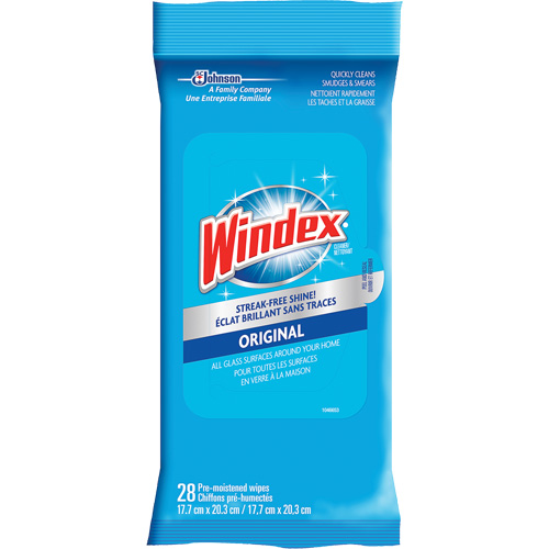 Windex&reg; Glass & Surface Wipes, Packets Distribution Jean Lapalme