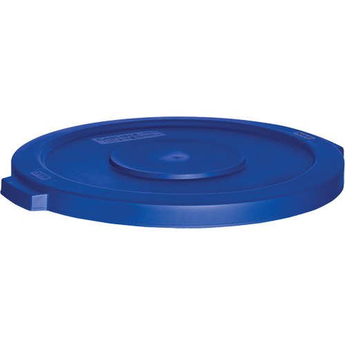 Couvercle pour contenant &agrave; d&eacute;chets, Couvercle plat, Plastique, Convient aux contenants 22" dia. Distribution Jean Lapalme