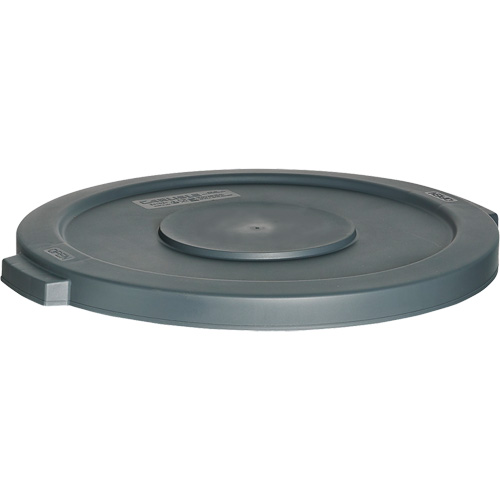 Couvercle pour contenant &agrave; d&eacute;chets, Couvercle plat, Plastique, Convient aux contenants 24" dia. Distribution Jean Lapalme