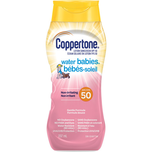 &eacute;cran solaire non irritant Water Babies, FPS 50, Lotion Distribution Jean Lapalme