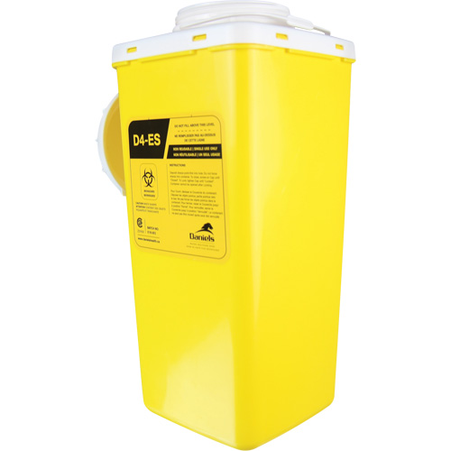 Biomedical Sharps Disposal Internal Container, 4 L Capacity Distribution Jean Lapalme