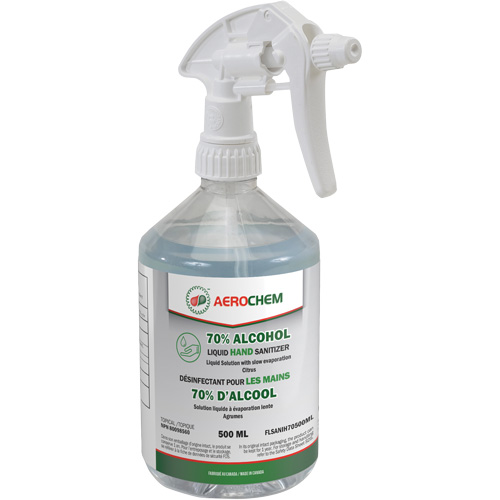 Nettoyant liquide pour surface Aerochem, 500 ml, Bouteille &agrave; g&acirc;chette Distribution Jean Lapalme