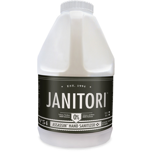 D&eacute;sinfectant pour les mains 54 Assassin, 4000 ml, Cruche, 70 % alcool Distribution Jean Lapalme