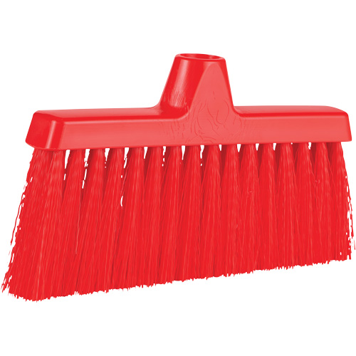 Balai oblique ColorCore, Crins Moyen, 10", Polypropyl&egrave;ne, Rouge Distribution Jean Lapalme