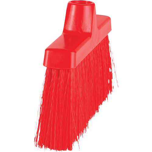 Balai oblique ColorCore, Crins Moyen, 10", Polypropyl&egrave;ne, Rouge Distribution Jean Lapalme
