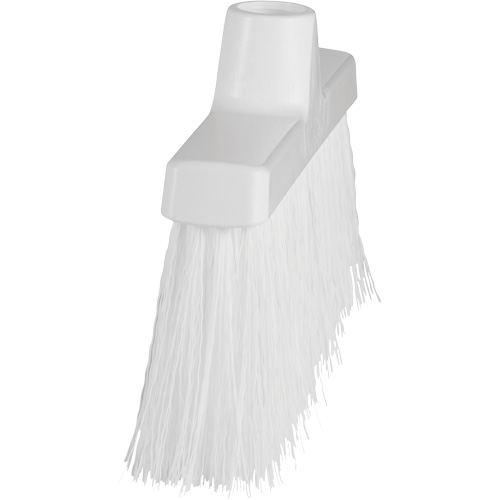 ColorCore Angle Head Broom, Medium Bristles, 10", Polypropylene, White Distribution Jean Lapalme