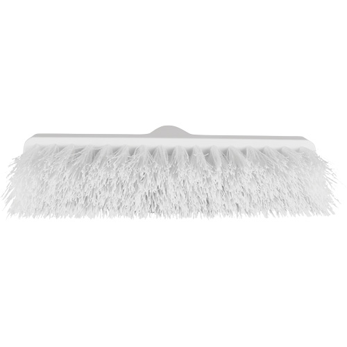 ColorCore Angle Head Broom, Medium Bristles, 10", Polypropylene, White Distribution Jean Lapalme