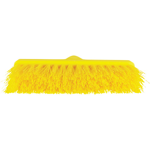 Balai oblique ColorCore, Crins Moyen, 10", Polypropyl&egrave;ne, Jaune Distribution Jean Lapalme
