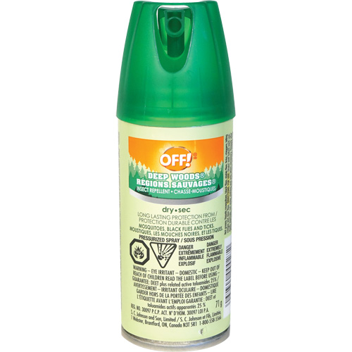 Insectifuge Off! R&eacute;gions sauvages, DEET &agrave; 25 %, Vaporisateur, 100 ml Distribution Jean Lapalme
