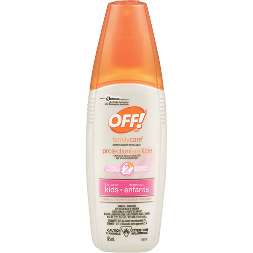 Insectifuge Off! Protection familiale &agrave; parfum de Fraîcheur tropicale, DEET &agrave; 5 %, Vaporisateur, 175 ml Distribution Jean Lapalme