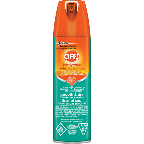 Insectifuge Off! Protection familiale lisse et sec, DEET &agrave; 15 %, A&eacute;rosol, 113 g Distribution Jean Lapalme