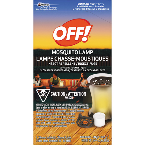 Recharge pour lampe chasse-moustiques Off! PowerPad, Sans DEET, Recharge,  Distribution Jean Lapalme
