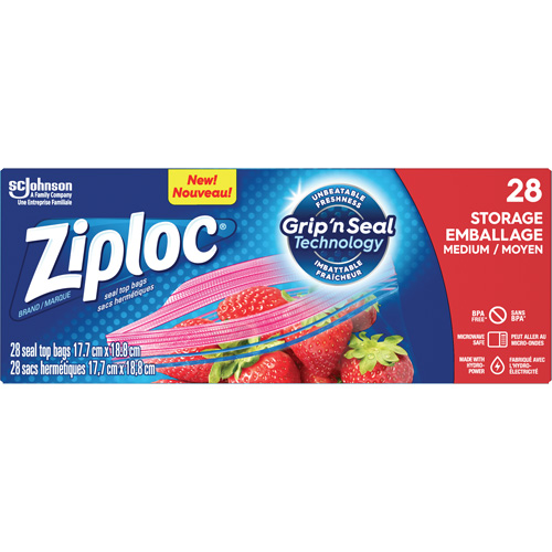 Ziploc&reg; Storage Bags Distribution Jean Lapalme