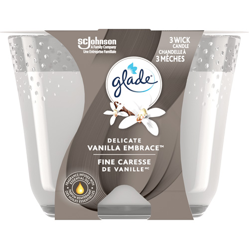 Glade&reg; 3-Wick Candle, Delicate Vanilla Embrace Distribution Jean Lapalme