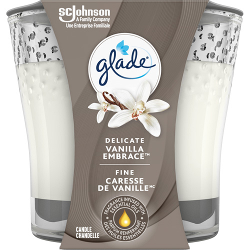 Chandelle en pot Glade, Fine caresse de vanille Distribution Jean Lapalme