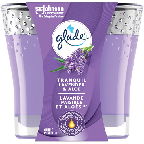 Chandelle 2-en-1 Glade, Lavande et alo&egrave;s Distribution Jean Lapalme