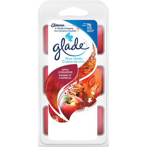 Cubes de cire parfum&eacute;e Glade, Pomme cannelle Distribution Jean Lapalme