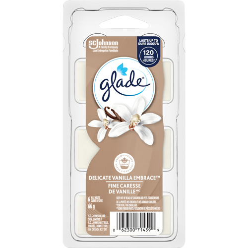 Cubes de cire parfum&eacute;e Glade, Fine caresse de vanille Distribution Jean Lapalme