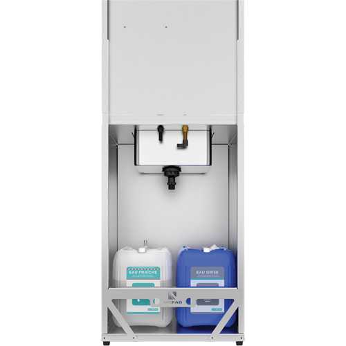 Poste de nettoyage des mains portable MRSink Distribution Jean Lapalme