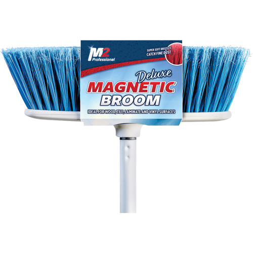 Balai magn&eacute;tique &agrave; t&ecirc;te plate avec manche, pour l'int&eacute;rieur, Longueuer de 48" Distribution Jean Lapalme