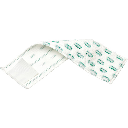 Tampon &agrave; vadrouille plat, R&eacute;cureur, Microfibre, 4-3/4" x 16" Distribution Jean Lapalme