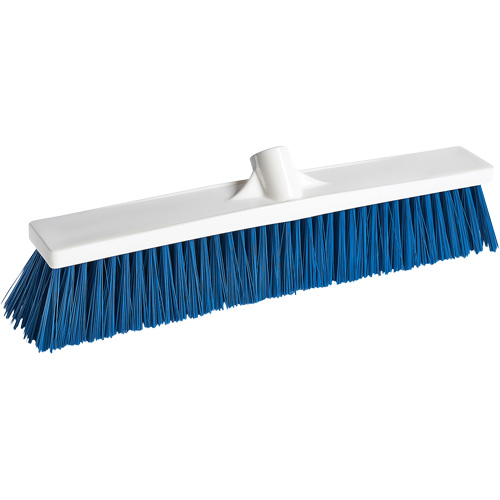 Balai-brosse pour le service alimentaire, Crins Moyen, 18", Polypropyl&egrave;ne, Blanc Distribution Jean Lapalme