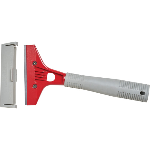Small Scraper, Steel Blade, 4" Wide, Plastic Handle Distribution Jean Lapalme