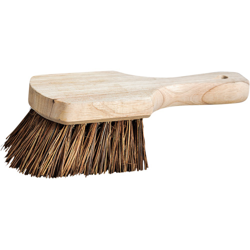 Brosse &agrave; chaudron &agrave; manche court, Soies Ferme, Longueur de 9", Brun Distribution Jean Lapalme