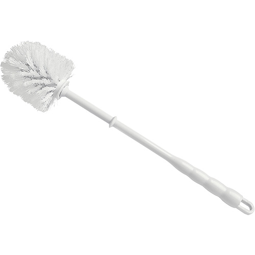 Bowl Brush, 15-1/2" L, Polypropylene Bristles, Red/White Distribution Jean Lapalme