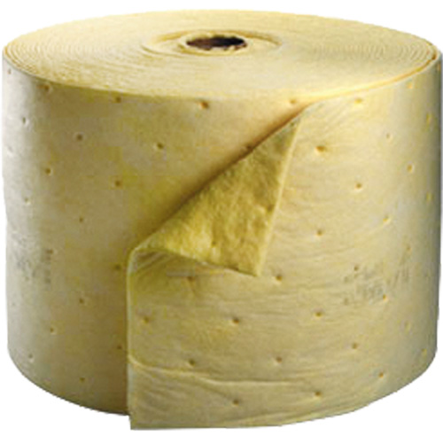 Chemical Sorbent Roll, Heavyweight, 150' L x 15.25" W, 35.9 gal Absorbancy Distribution Jean Lapalme