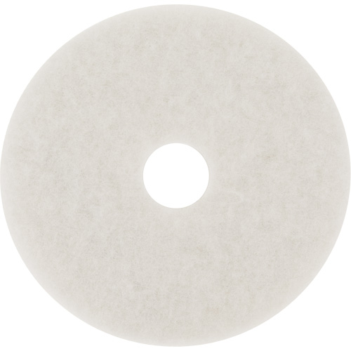 Tampon pour planchers, 10", Lustrage/Nettoyage/Polissage, Blanc Distribution Jean Lapalme